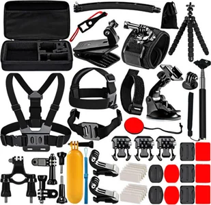 INF Zestaw akcesoriów do kamery sportowej 50 w 1 Wielobarwność - Akcesoria do kamer sportowych INF Zestaw akcesoriów do kamery sportowej 50 w 1 Wielobarwność - Akcesoria do kamer sportowych - miniaturka - grafika 1