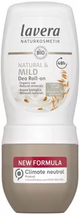Lavera Dezodorant w kulkach z ekstraktem z owsa łagodny Deodorant Roll on) 50 ml - Dezodoranty i antyperspiranty dla kobiet - miniaturka - grafika 1