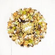 Ozdoby bożonarodzeniowe - Wianek na drzwi w 79% naturalny w 100% świąteczny - miniaturka - grafika 1