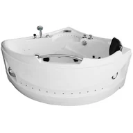 Wanny z hydromasażem - Mazur Bath&Spa Wanna z hydromasażem narożna prawa 135x135 cm MUS-1085 - miniaturka - grafika 1