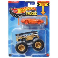 Samochody i pojazdy dla dzieci - Hot Wheels - Monster Truck 5 Alarm + Bonus JCG37 GRH81 - miniaturka - grafika 1