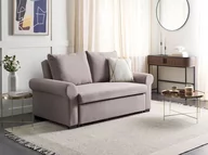 Sofy i kanapy - Sofa rozkładana brązowa SILDA Lumarko! - miniaturka - grafika 1