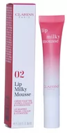 Balsamy do ust - Clarins Lip Milky Mousse balsam do ust 02 Milky Peach 10ml - miniaturka - grafika 1