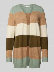 Kardigan o kroju regular fit z mieszanki wiskozy model ‘LESLY’ - Swetry damskie - miniaturka - grafika 1