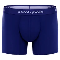 Majtki męskie - COMFYBALLS Bokserki męskie LONG COMFYCEL blue - miniaturka - grafika 1
