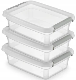 3 x pojemniki na żywność zestaw pojemników 1l - Pojemniki kuchenne - miniaturka - grafika 1
