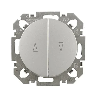 LEXMAN Włącznik żaluzjowy Ardea Srebrny LEXMAN - Wyłączniki światła i elektryczne - miniaturka - grafika 1