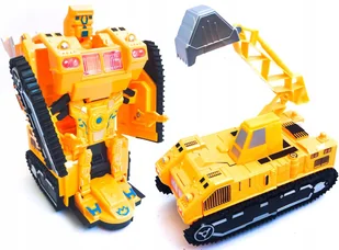KOPARKA AUTO ROBOT ŚWIECI GRA I JEŹDZI - Zabawki zdalnie sterowane - miniaturka - grafika 1
