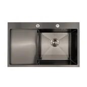 Zlewozmywaki - Leziter Zlewozmywak ze stali nierdzewnej Daisy - miniaturka - grafika 1