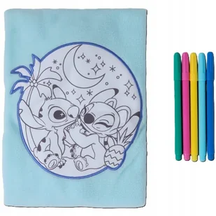 Disney lilo i stitch bluzka dziecięca do malowania polarowa cienka 98-104cm - Bluzki damskie - miniaturka - grafika 1