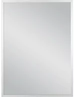 Lustra - Lustro łazienkowe w srebrnej ramie aluminiowej 60x80cm - miniaturka - grafika 1