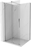 Ścianki i drzwi prysznicowe - Mexen Velar drzwi prysznicowe rozsuwane Walk-in 90 cm, transparent, chrom - 871-090-000-03-01 - miniaturka - grafika 1