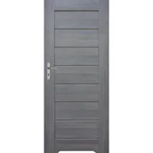 Drzwi wewnętrzne - Skrzydło drzwiowe Prim grafit podcięcie 80 P - miniaturka - grafika 1
