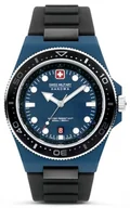 Zegarki męskie - Zestaw męski SWISS MILITARY SMWGN0001184 granatowy sportowy do nurkowania - miniaturka - grafika 1