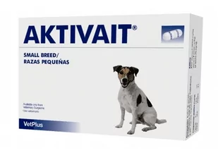 AKTIVAIT zmiany w mózgu/starzenie się dla małych psów 60 kapsułek 47935-uniw - Suplementy i witaminy dla psów - miniaturka - grafika 1