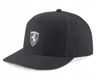 Czapki i chusty sportowe męskie - Czapka PUMA FERRARI STYLE CAP SF z daszkiem bejsbolówka czarna - miniaturka - grafika 1