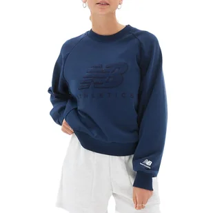 Bluza New Balance WT23501NGO - granatowa - Bluzy sportowe damskie - miniaturka - grafika 1