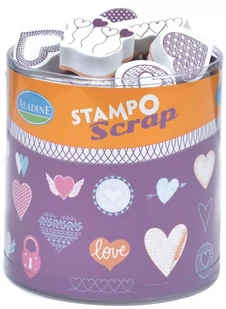 Aladine Stempelki, serduszka, 35 sztuk - Scrapbooking - miniaturka - grafika 1