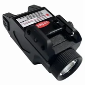 Osprzęt do wiatrówek - Latarka LED do pistoletu Speras WL20-GL z laserem CREE XPG3 LED 500lm 100m 420mAh - miniaturka - grafika 1