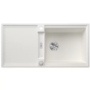 BLANCO 527629 Zlewozmywak ADIRA XL 6 S-F Silgranit biały, odwracalny, mata stalowa składana, korek auto., InFino - Zlewozmywaki - miniaturka - grafika 1