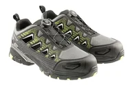 Obuwie robocze - Högert Technik - PAGLAU sandały ochronne LACE System S1PS SR FO czarne/zielone 43 | buty ochronne męskie | system sznurowadeł | sandały robocze buty robocze sandały ochronne |, czarny, zielony, 43 EU - miniaturka - grafika 1