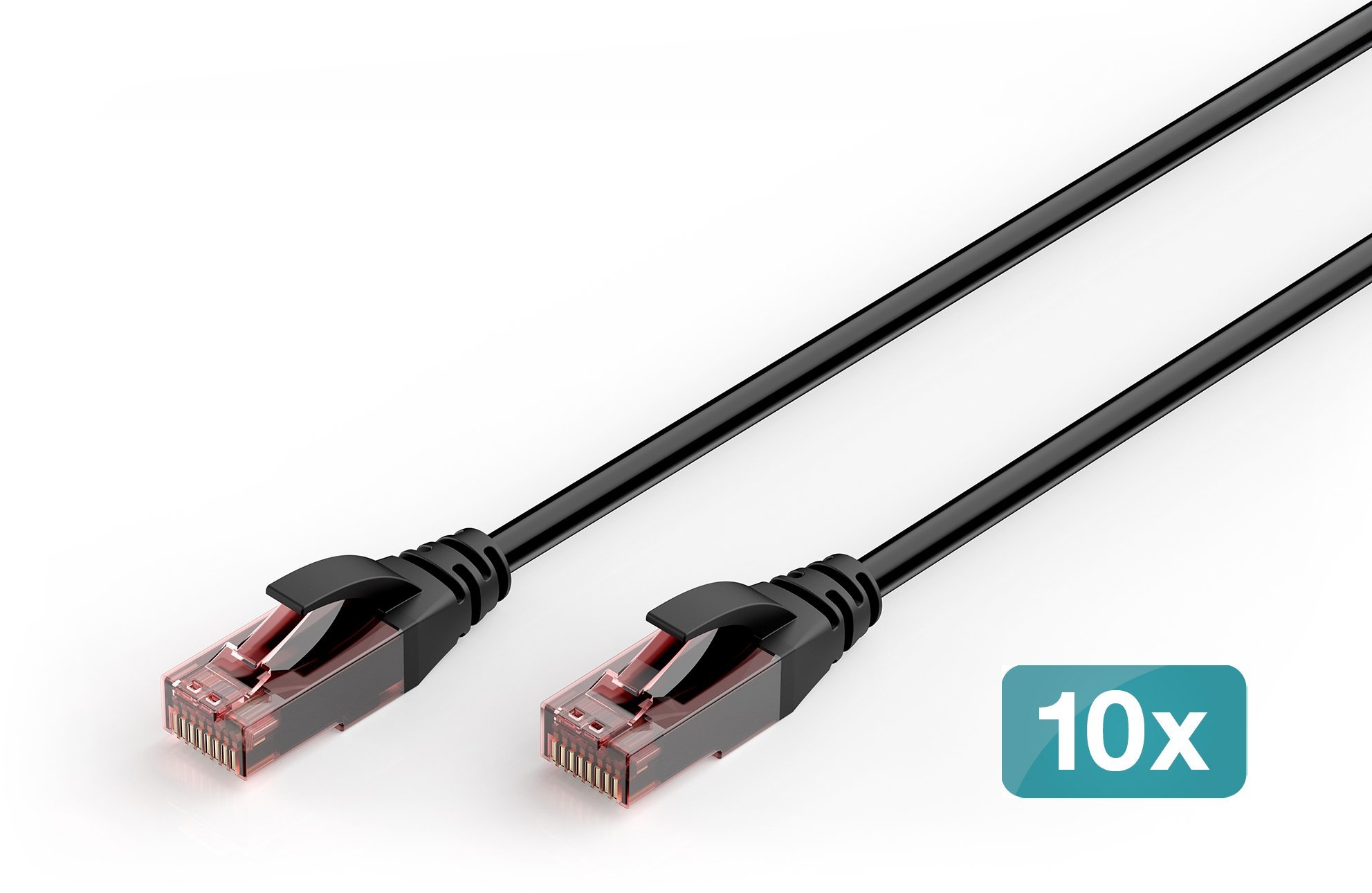 Digitus CAT6 U-UTP Outdoor 10X 2M black DK-1617-020-OD-10