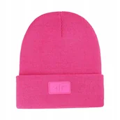 Czapki damskie - 4F czapka zimowa beanie dziecięca wygodna ciepła dla dzieci - miniaturka - grafika 1