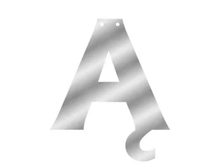 Baner Personalizowany łączony - litera Ą - Dekoracje sali - miniaturka - grafika 1