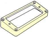Części gitarowe, konserwacja gitary - DiMarzio DM1301-CRM Cokół: do mikro-sztalugi kremowej - miniaturka - grafika 1