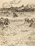 Plakaty - Plakat, The Harvest, Vincent van Gogh, 70x100 cm - miniaturka - grafika 1