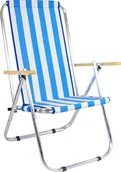 Leżaki ogrodowe - Leżak plażowy z siatki, krzesło składane Do 150 Kg - miniaturka - grafika 1