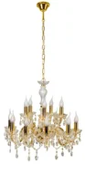 Lampy sufitowe - Maria Teresa CANDELLUX 12 Lampa wisząca złota 30-94608 - miniaturka - grafika 1