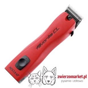 AESCULAP Maszynka do strzyżenia Favorita CL, akumulatorowa, czerwona - Pozostałe akcesoria dla psów - miniaturka - grafika 1