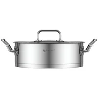 Garnki - Kassel płaski z pokrywą Pro Chef 24 cm 93037 - miniaturka - grafika 1