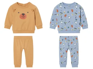 lupilu® Dres niemowlęcy z bawełną organiczną, 2-częściowy - Komplety dla niemowląt - miniaturka - grafika 1