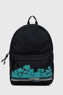 Plecaki - Superdry plecak damski kolor granatowy duży z nadrukiem - miniaturka - grafika 1
