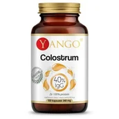 Odżywki białkowe - YANGO Yango Colostrum ze 100% protein 340 mg 120 kap. - miniaturka - grafika 1