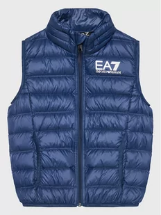 EA7 Emporio Armani Kamizelka 8NBQ02 BN29Z 1554 Granatowy Regular Fit - Kurtki i płaszcze dla chłopców - miniaturka - grafika 1