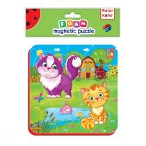 Puzzle Piankowe Magnetyczne Kotki - Puzzle - miniaturka - grafika 2