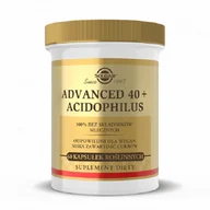 Suplementy naturalne - Solgar Advanced 40+ Acidophilus 60 kapsułek - miniaturka - grafika 1