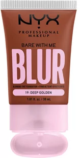 NYX PROFESSIONAL MAKEUP Bare With Me Blur Tint Foundation 19 Deep Golden - Podkład  19 Deep Golden - Podkłady do twarzy - miniaturka - grafika 4