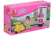 Klocki - Sluban Klocki Skuter Na Stacji 37el. G062036 B0518 - miniaturka - grafika 1