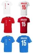Koszulki sportowe męskie - Koszulka CZECHY DAVID JURASEK 15 JR - miniaturka - grafika 1