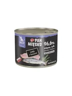 Mokra karma dla kotów - Pan Mięsko Indyk z łososiem (kociak) 200g karma mokra dla kociąt - miniaturka - grafika 1