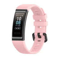 Akcesoria do smartwatchy - Pasek opaska silikonowa do Huawei Band 3 Pro/4 Pro "Różowy" - miniaturka - grafika 1