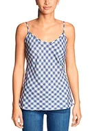 Koszulki i topy damskie - Eddie Bauer Damski top w kratkę, niebieski (Vintage Blau 586), XXL - miniaturka - grafika 1