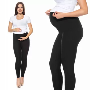 Spodnie ciążowe - Getry legginsy ciążowe super kryjące L - grafika 1
