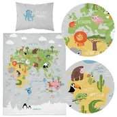 Pościel dla dzieci - Pościel 90 x 120 Bawełna Dziecięca Maya Moo 3961B - miniaturka - grafika 1