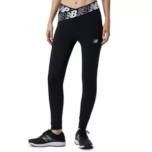 Legginsy New Balance WP21177BK - czarne - Spodnie sportowe damskie - miniaturka - grafika 1