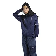 Kamizelki damskie - Reebok Damska kamizelka Cl F Vector Tape Tracktop niebieski niebieski (Vecnav) S - miniaturka - grafika 1